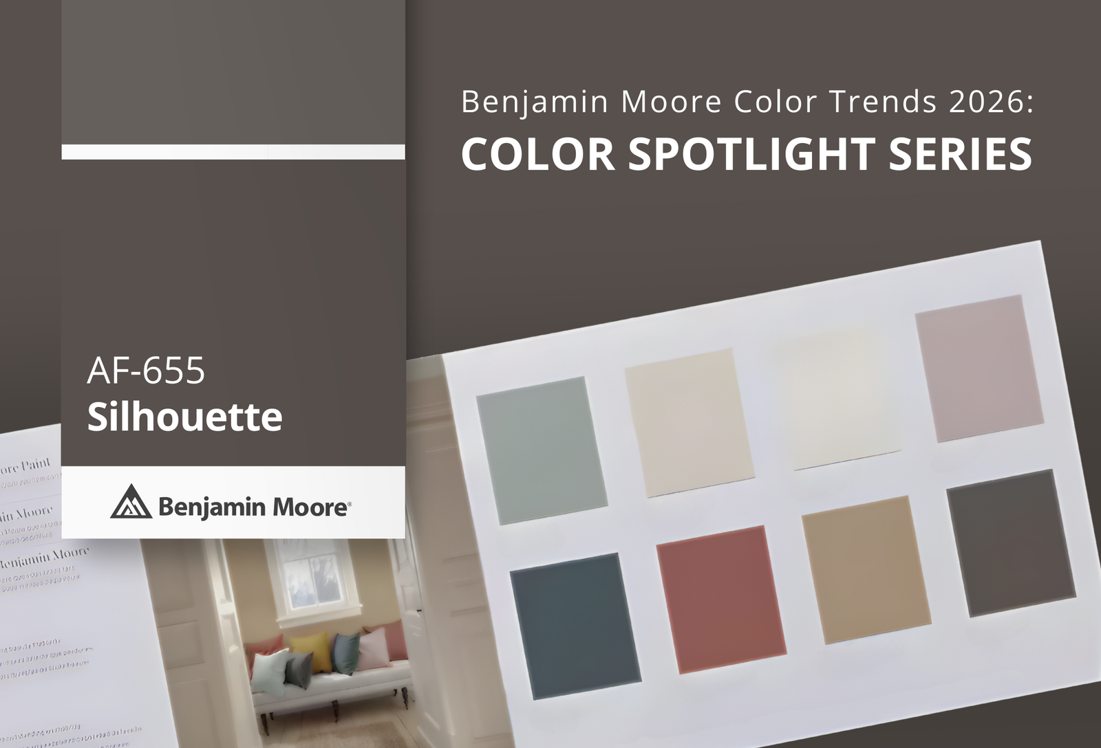 Silhouette AF-655: Benjamin Moore Color of the Year 2026 | Clement's Paint