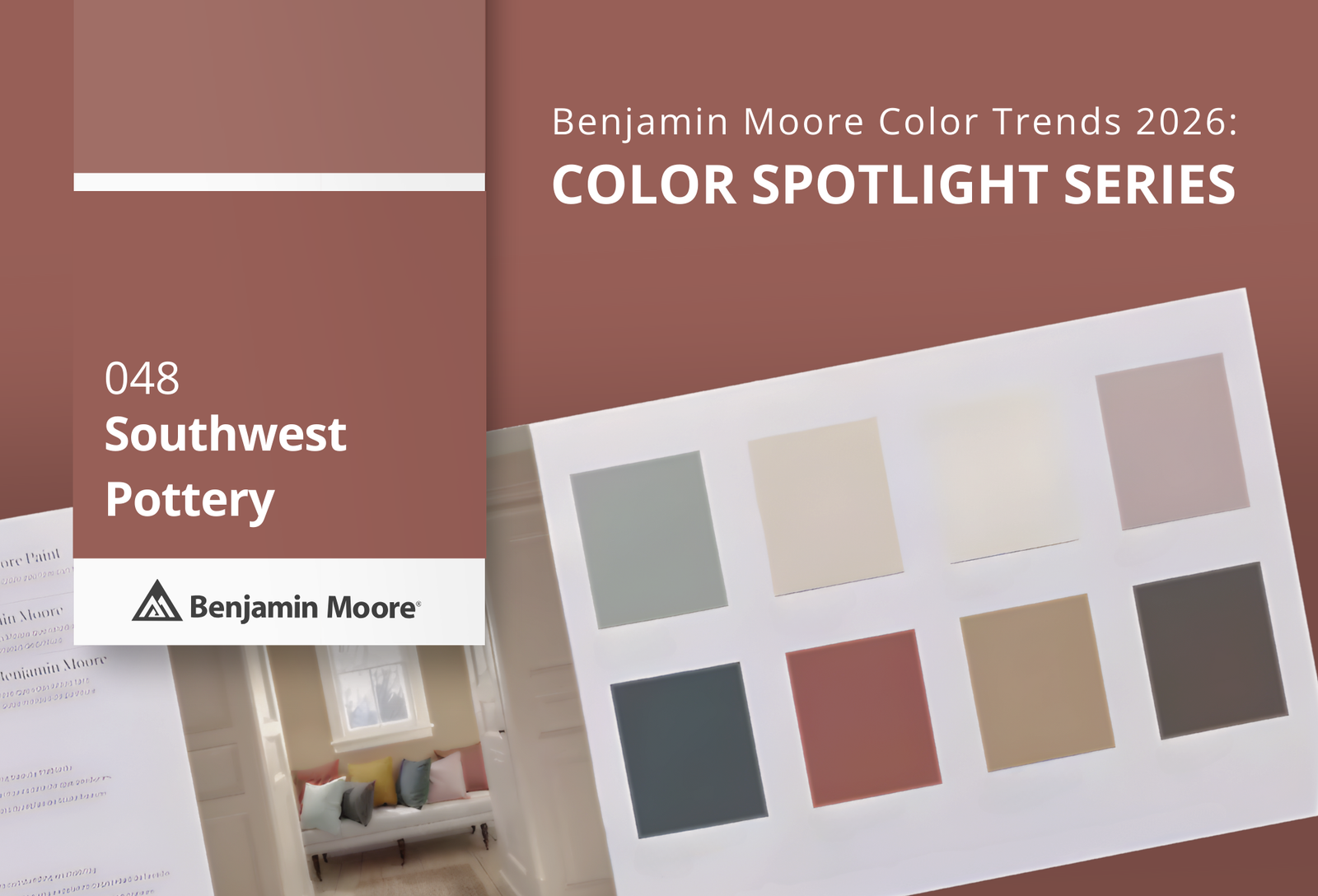 Southwest Pottery 048 | Benjamin Moore Color Trends 2026 | Clement's Paint