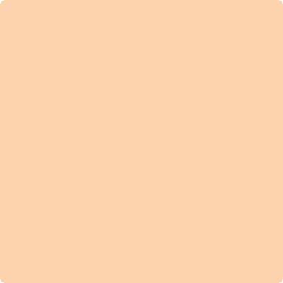 136-Apricot: Chiffon  a paint color by Benjamin Moore avaiable at Clement's Paint in Austin, TX.