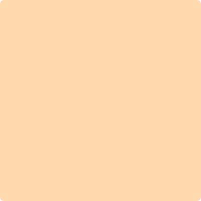 157-Cantaloupe:  a paint color by Benjamin Moore avaiable at Clement's Paint in Austin, TX.