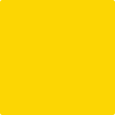 2022-10: Yellow  a paint color by Benjamin Moore avaiable at Clement's Paint in Austin, TX.