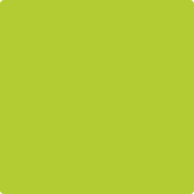 2025-10: Bright Lime  a paint color by Benjamin Moore avaiable at Clement's Paint in Austin, TX.