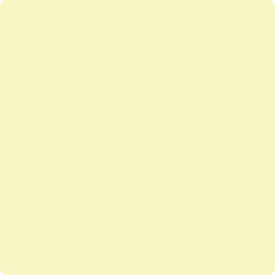2025-60: Lemon Glow  a paint color by Benjamin Moore avaiable at Clement's Paint in Austin, TX.