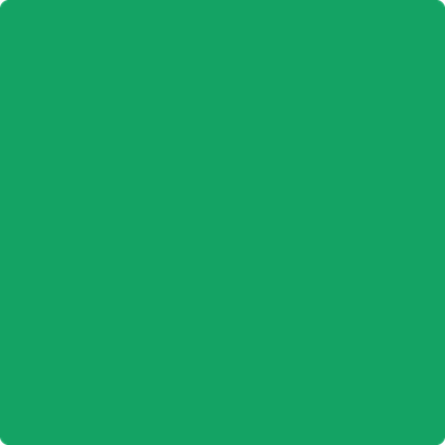 2037-30: Kelly Green  a paint color by Benjamin Moore avaiable at Clement's Paint in Austin, TX.