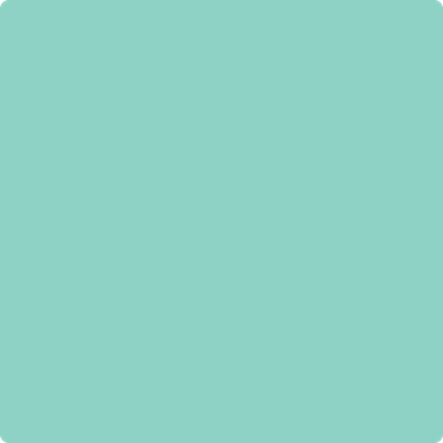 2039-50: Mermaid Green  a paint color by Benjamin Moore avaiable at Clement's Paint in Austin, TX.