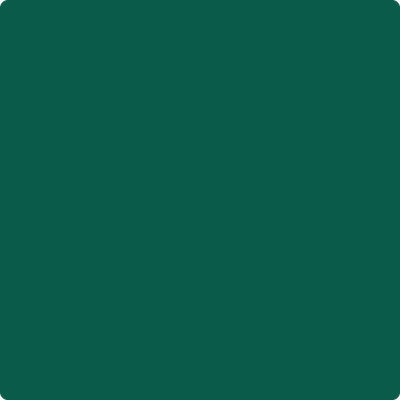 2045-10: Green Bay  a paint color by Benjamin Moore avaiable at Clement's Paint in Austin, TX.