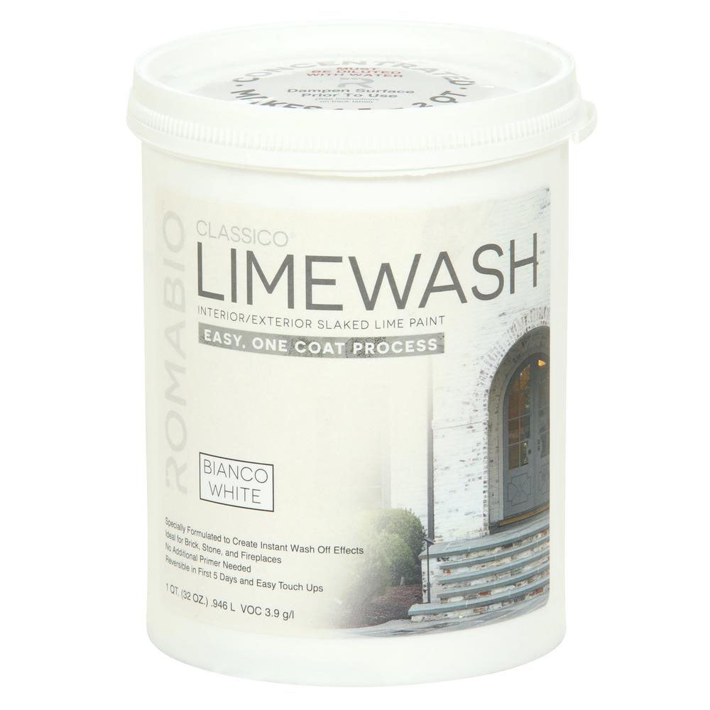ROMABIO Classico Limewash paint available at Clement's Paint.