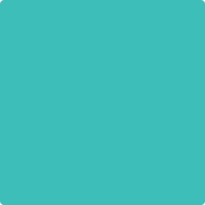 663-Teal: Tone  a paint color by Benjamin Moore avaiable at Clement's Paint in Austin, TX.