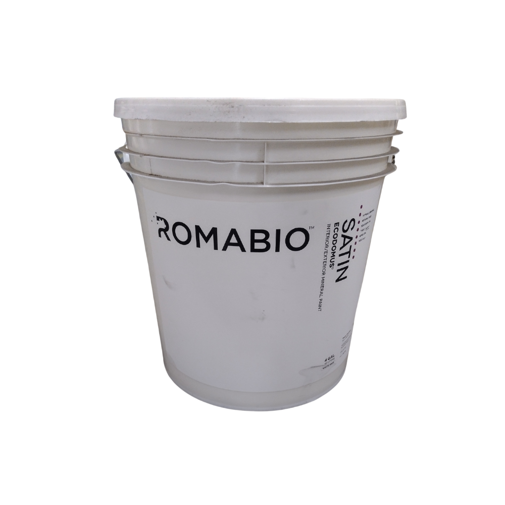 Romabio Ecodomus Satin Interior/Exterior Paint available in Austin Texas at Clement's Paint