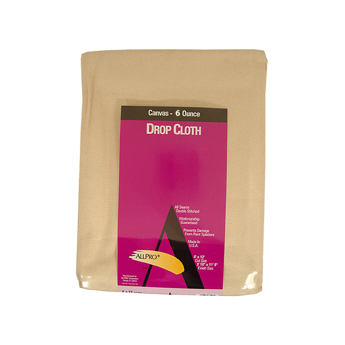 Allpro Canvas Drop Cloths, available at Clement's Paint in Austin, TX.