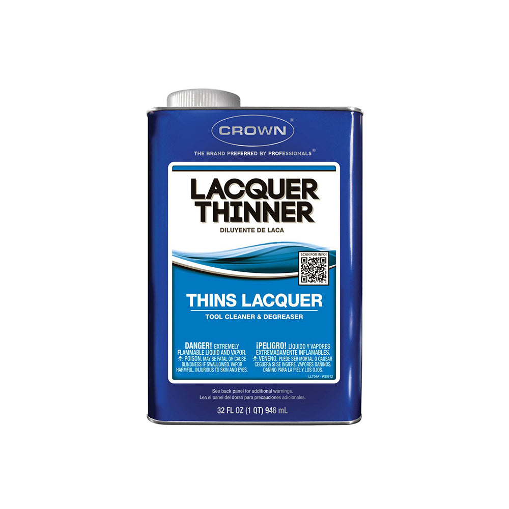 Crown lacquer thinner, available at Clement's Paint in Austin, TX. 