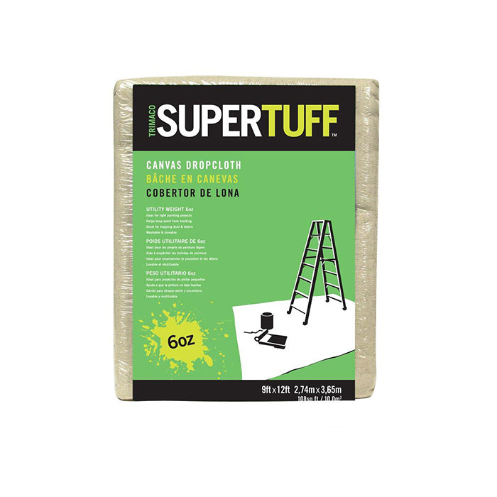 SuperTuff™ Canvas Drop Cloths, available at Clement's Paint in Austin, TX.